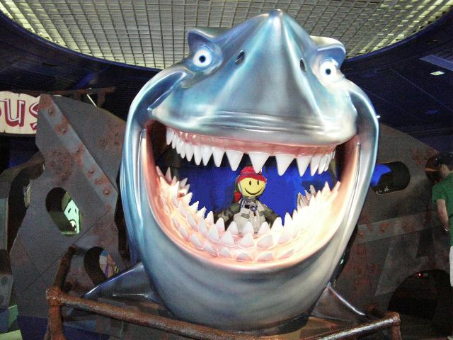 Hike meets shark at EPCOT Living Seas