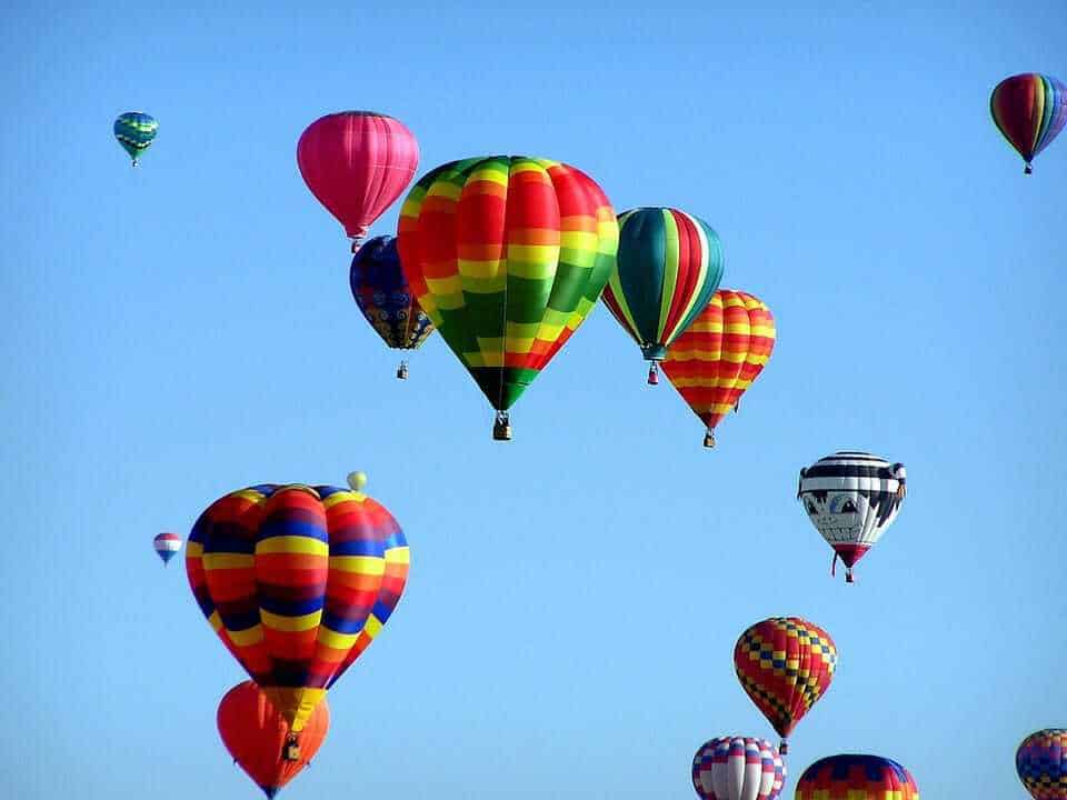 23. hot air balloons