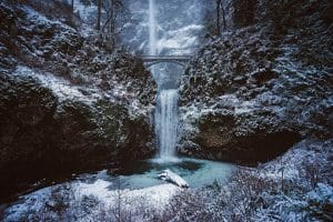 12. Multnomah falls