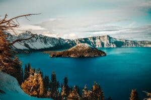 13. Crater lake