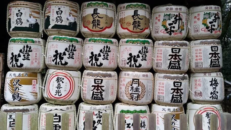 45. Sake barrels in Nara