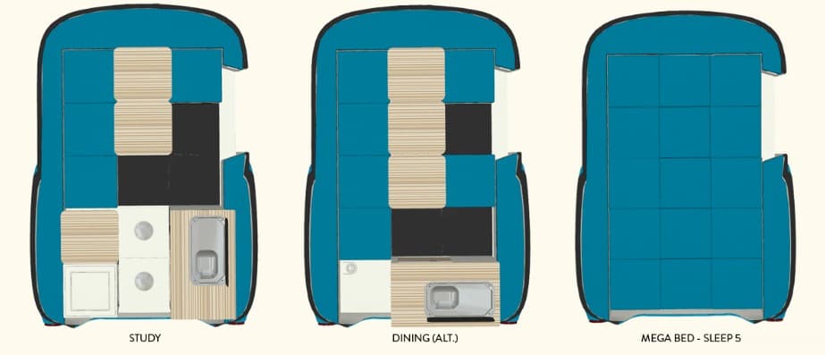 HC1 Happier Camper FLOOR PLANS