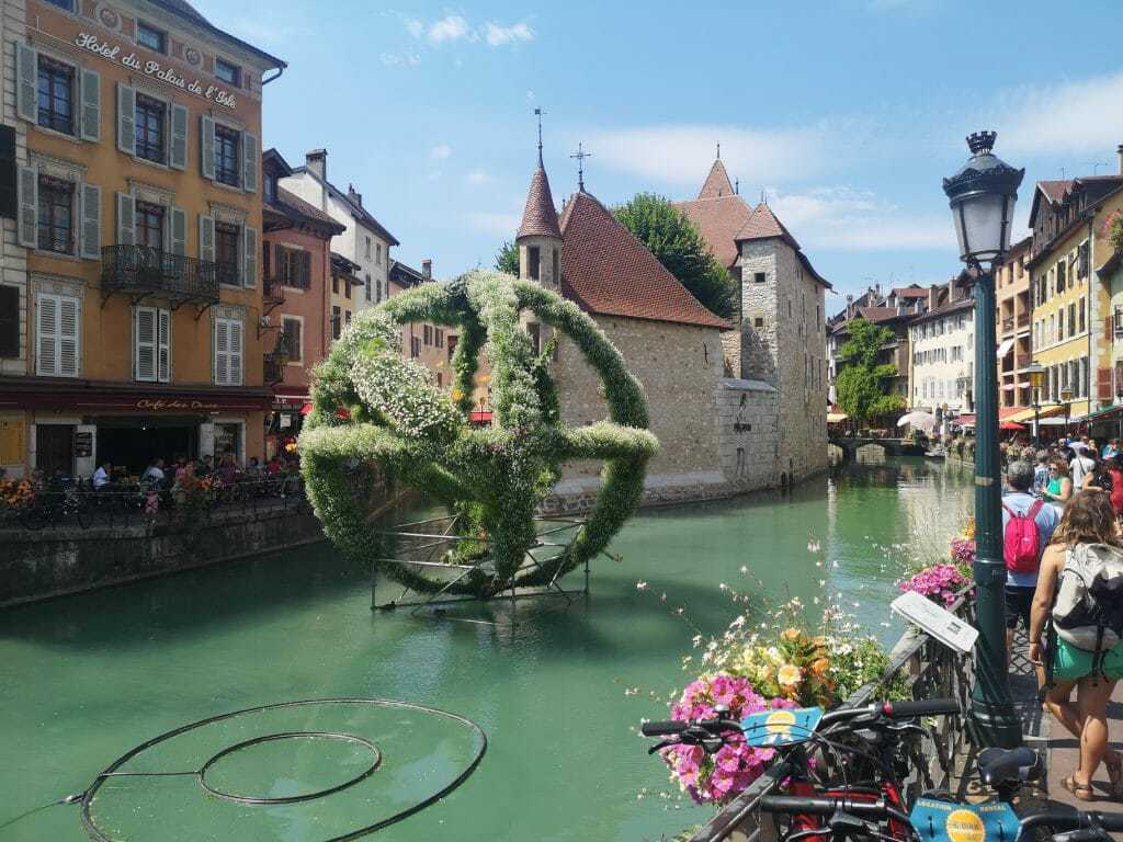 RV adventure French medieval town