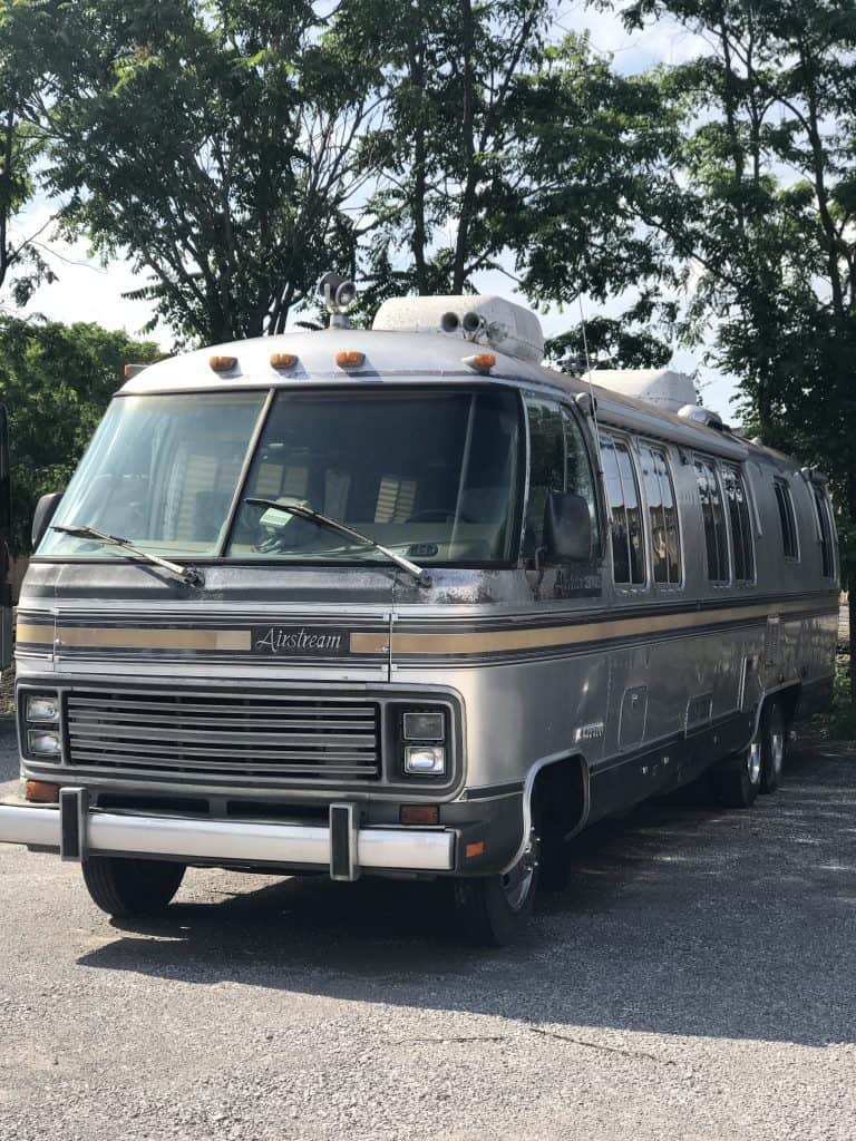 2. Free Camping Airstream Motorhome