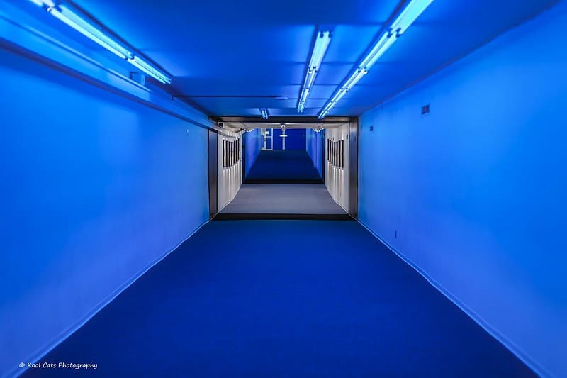 25. The Blue Tunnel in Oklahoma City Underground 1