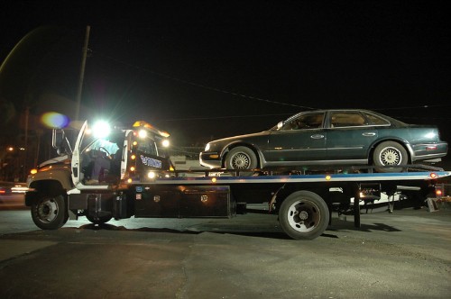 broken down car