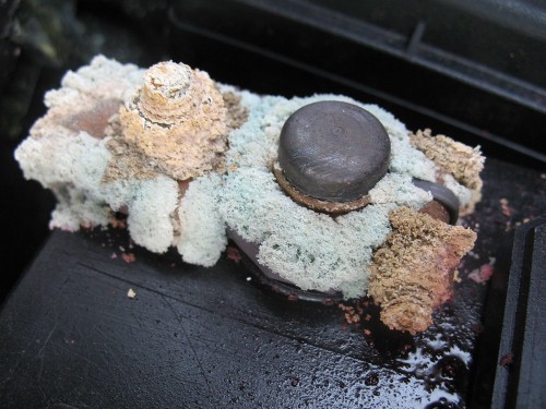 corroded terminal