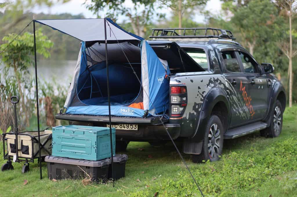 1. A truck bed tent offers extra levels of safety